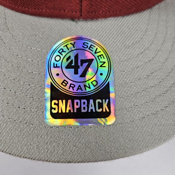 Rare Vintage Santa Clara University Broncos '47 Brand SnapBack Hat Cap Y2K NCAA - Picture 3 of 16